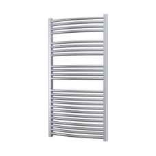 Radox Premier curved towel radiator Chrome